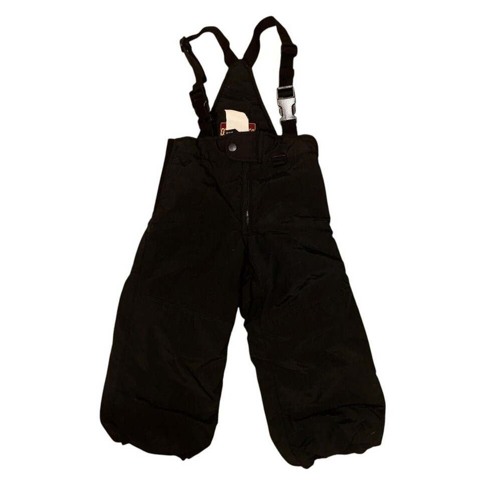 Obermeyer Unisex Toddler Boys Girls 3 Snow Bibs Black Adjustable Straps Winter